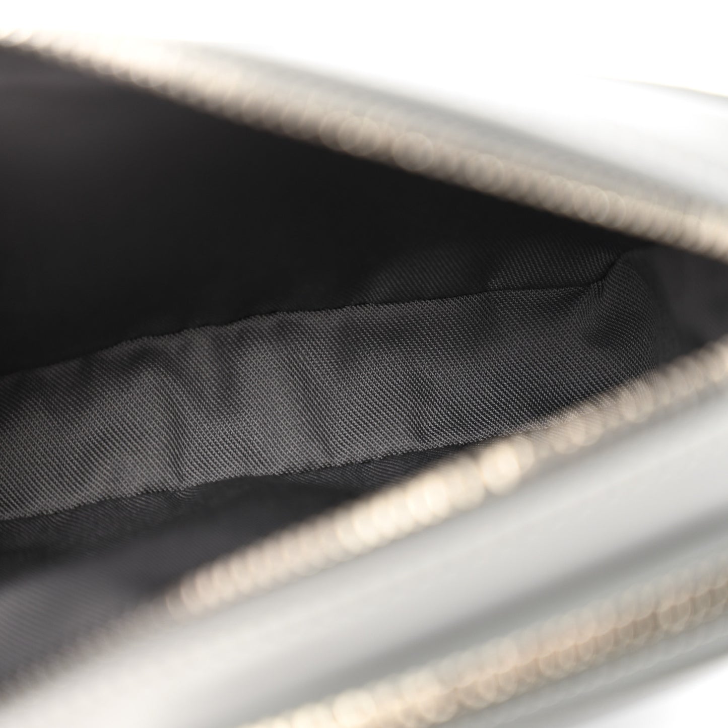 Coated Canvas CD Diamond Messenger Pouch Grey