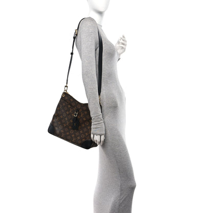 Louis Vuitton Monogram Odeon MM Black 2 of 9
