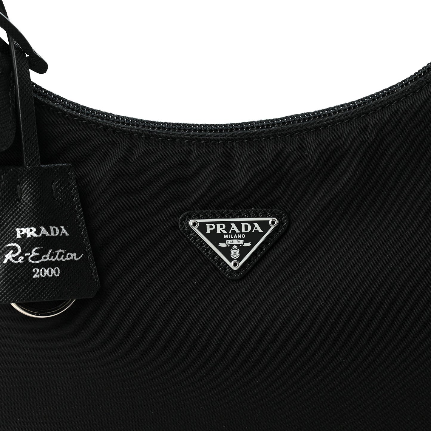 Tessuto Nylon Mini Re-Edition 2000 Bag Black Black