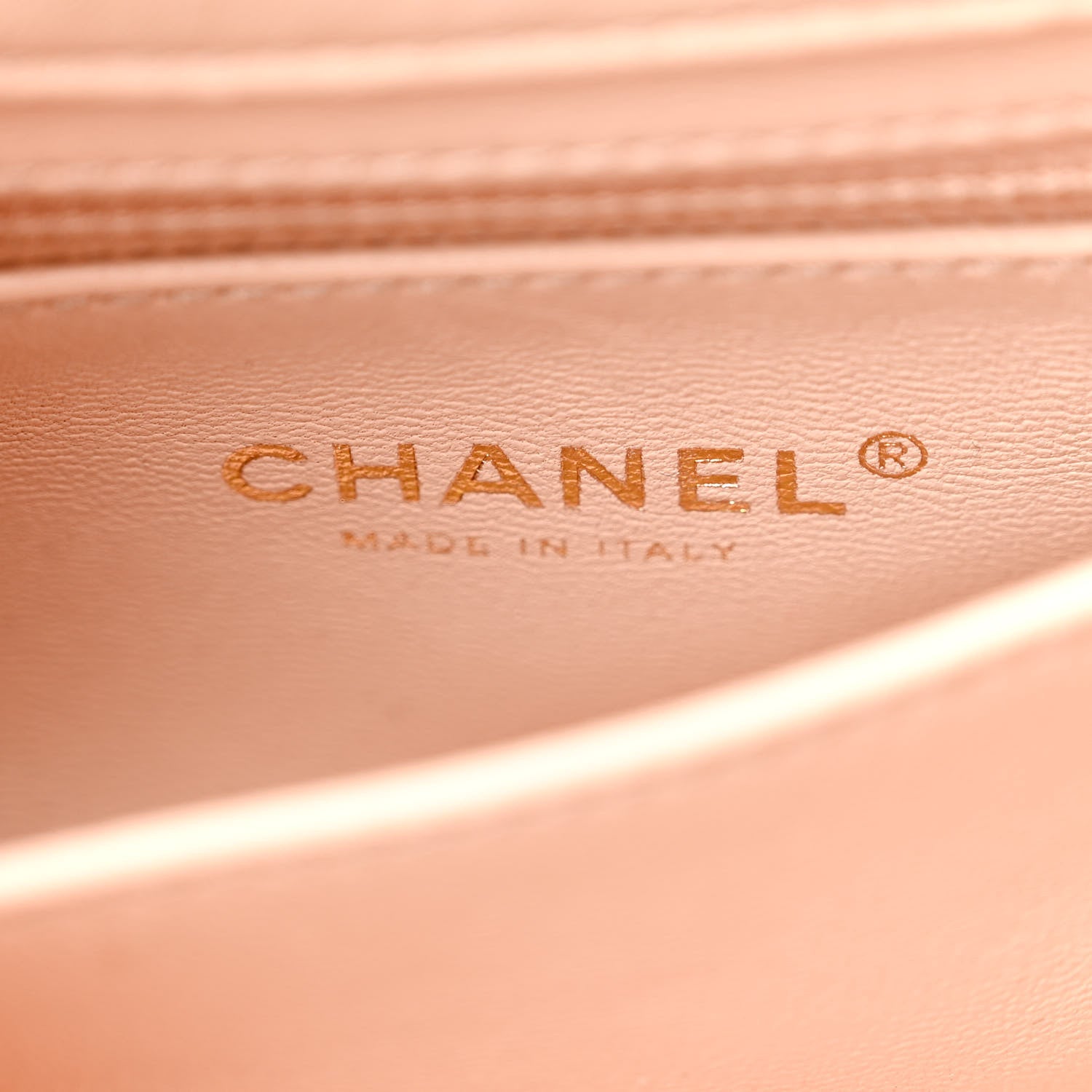 Chanel Crumpled Lambskin Quilted Mini CC Links Top Handle Flap Beige 6 of 10