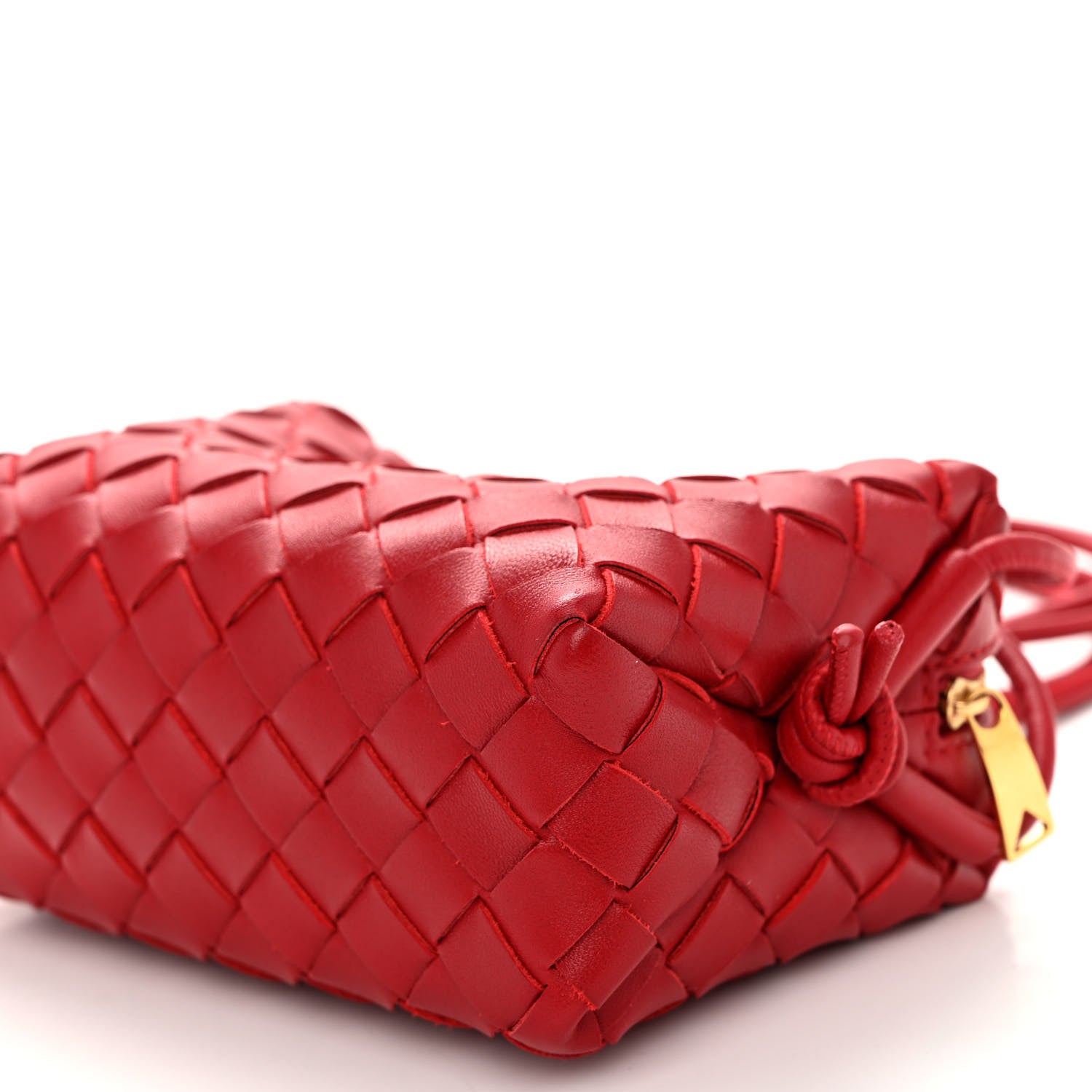 Bottega Veneta Nappa Intrecciato Mini Loop Camera Bag Apple Candy 9 of 9