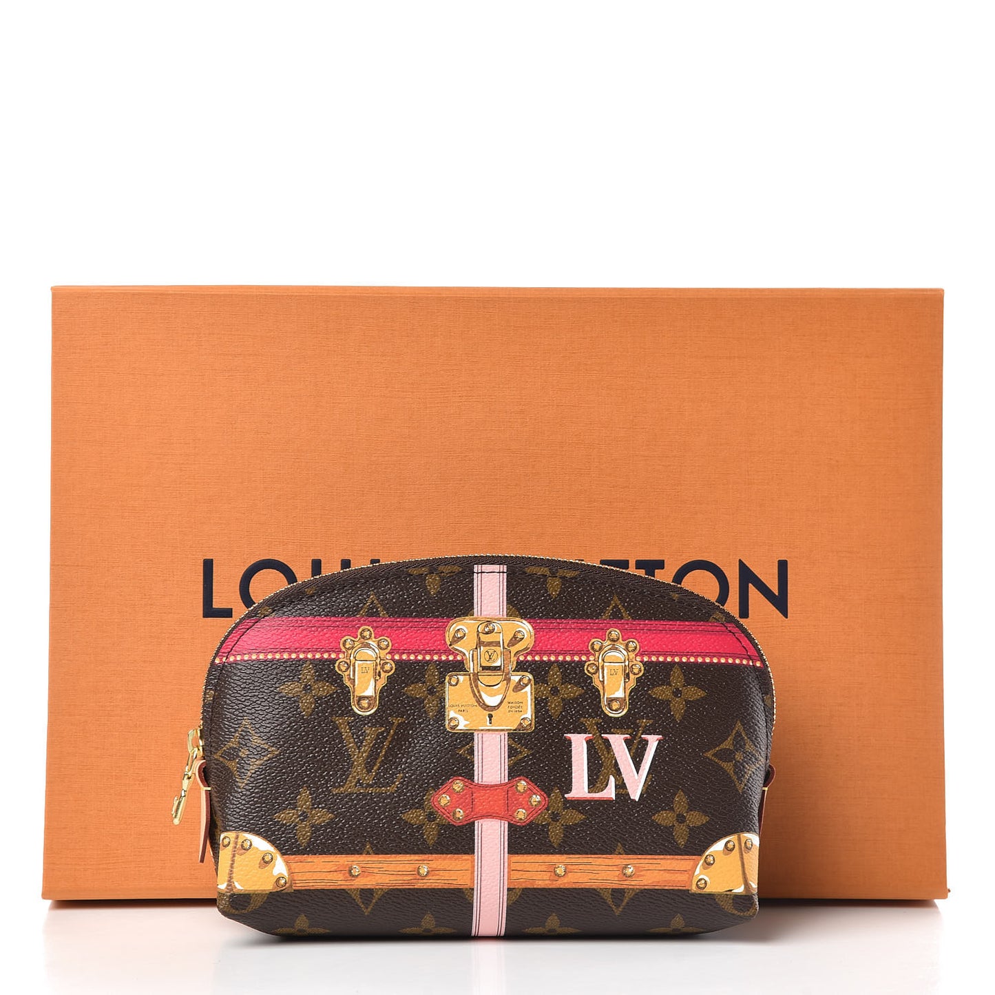 Monogram Summer Trunks Cosmetic Pouch PM