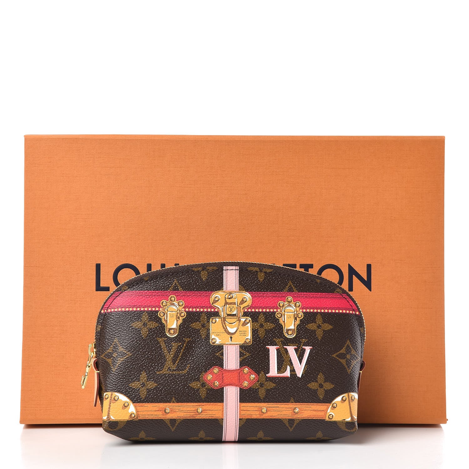 Louis Vuitton Monogram Summer Trunks Cosmetic Pouch PM 10 of 10