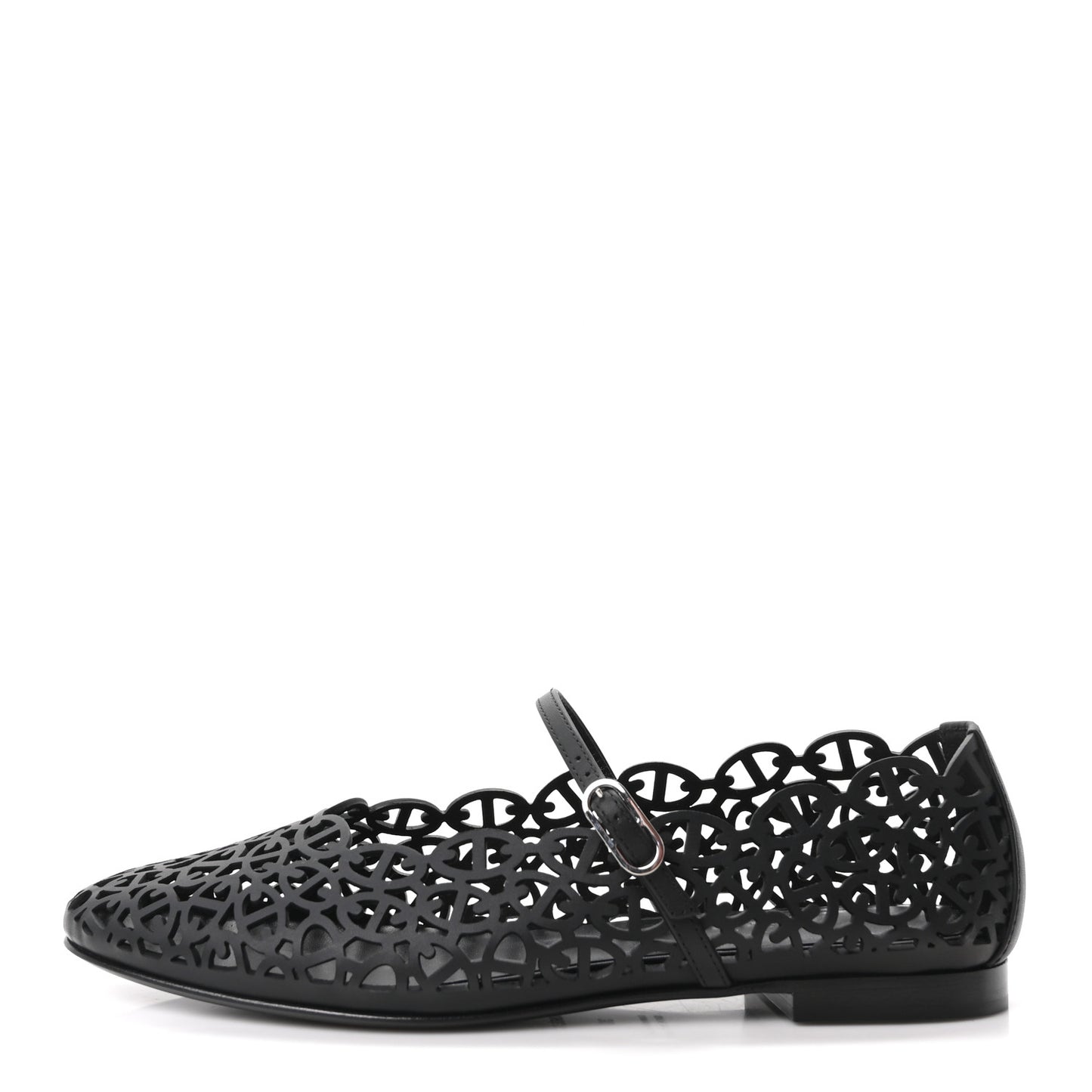 Calfskin Meli Ballet Flats 39 Black