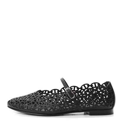 Hermes Calfskin Meli Ballet Flats 39 Black 1 of 10