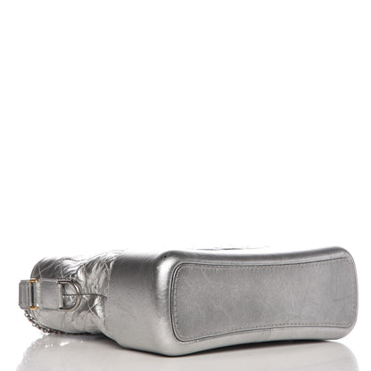 Chanel Metallic Aged Calfskin Quilted Medium Gabrielle Silver 6 of 12