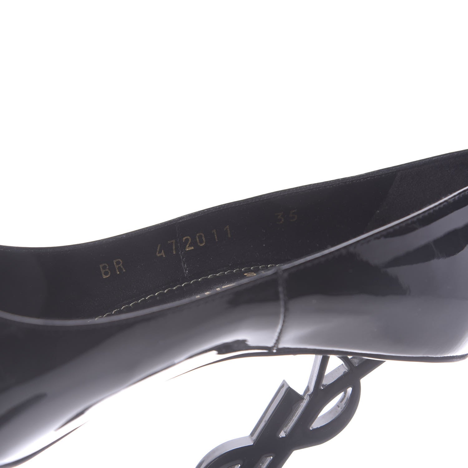 Saint Laurent Patent Opyum 110 Pumps 35 Black 9 of 9