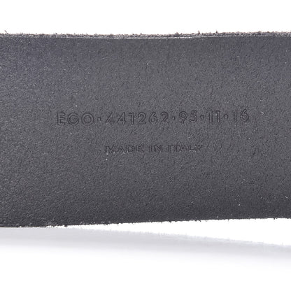 Saint Laurent Calfskin Monogram Serpent Belt 95 Black 5 of 9