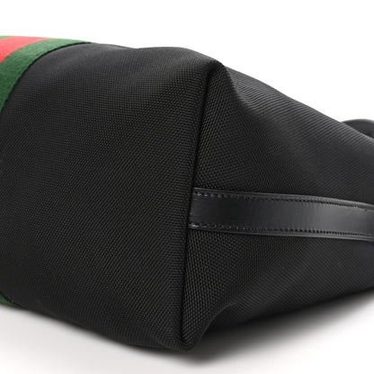 Gucci Techno Canvas Web Duffle Black 10 of 11