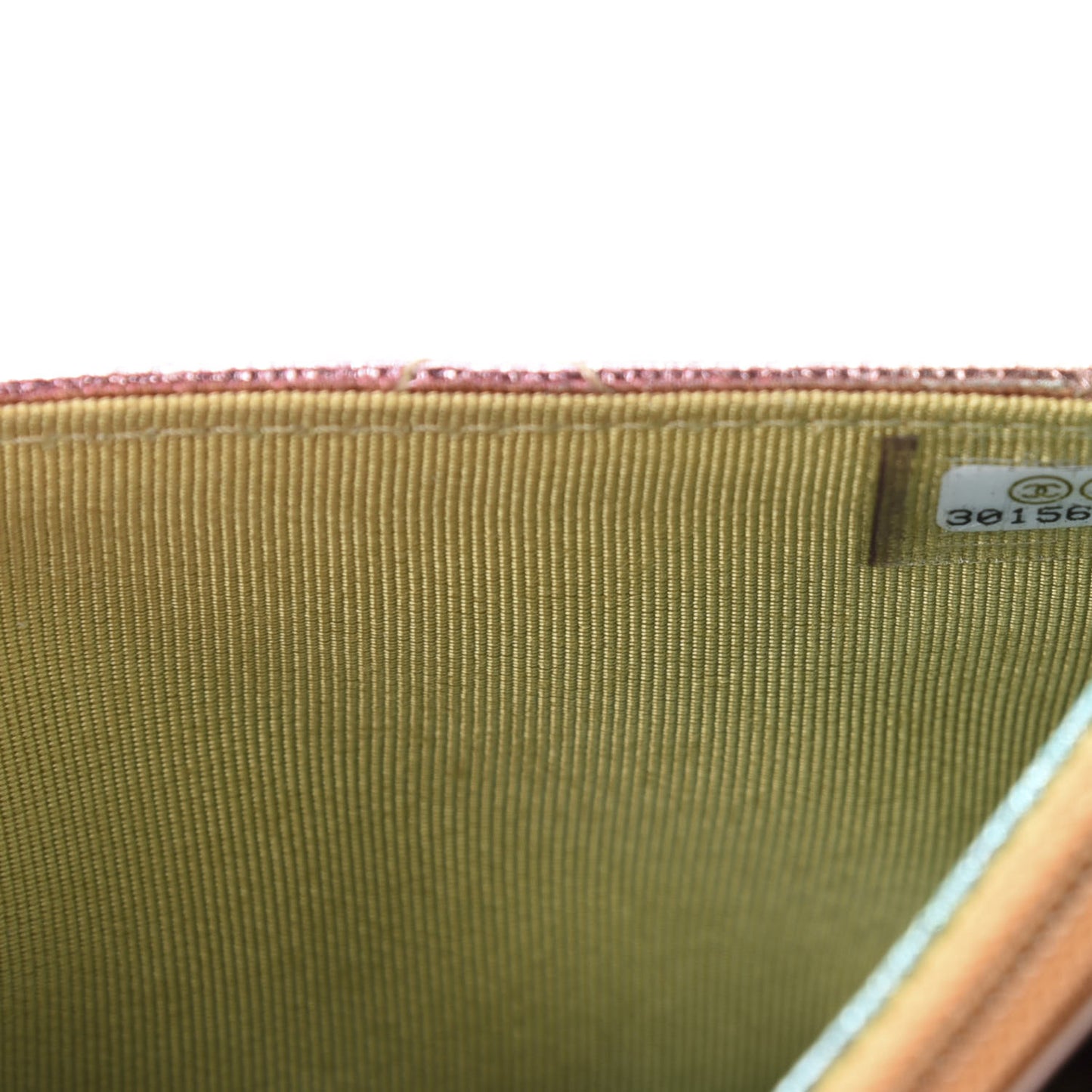 Metallic Goatskin Quilted 2.55 Reissue Wallet on Chain WOC Multicolor