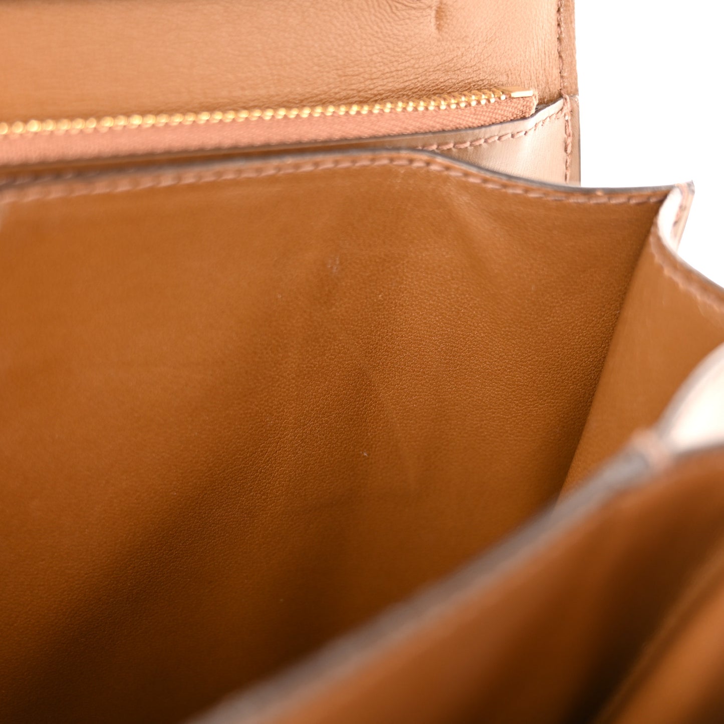 Box Calfskin Medium Classic Box Flap Bag Camel
