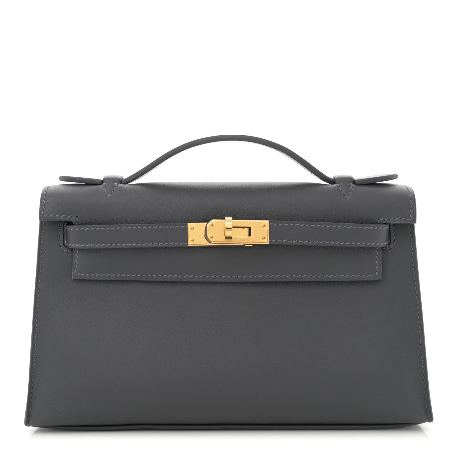 Hermes Swift Kelly Pochette Clutch Ardoise 1 of 11