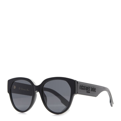 Christian Dior Acetate DiorID2 Sunglasses Black 1 of 7