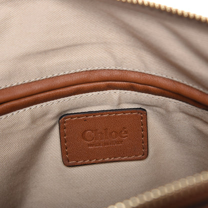 Chloe Calfskin Studded Medium Marcie Satchel Caramel 7 of 8