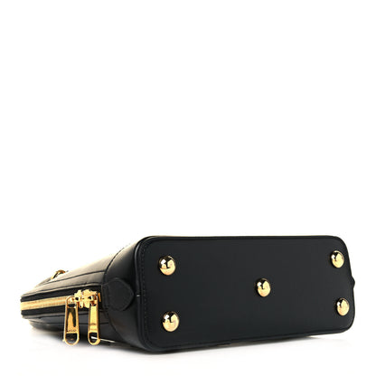 Gucci Boarded Plutone Calfskin Small Horsebit 1955 Top Handle Bag Black 3 of 11