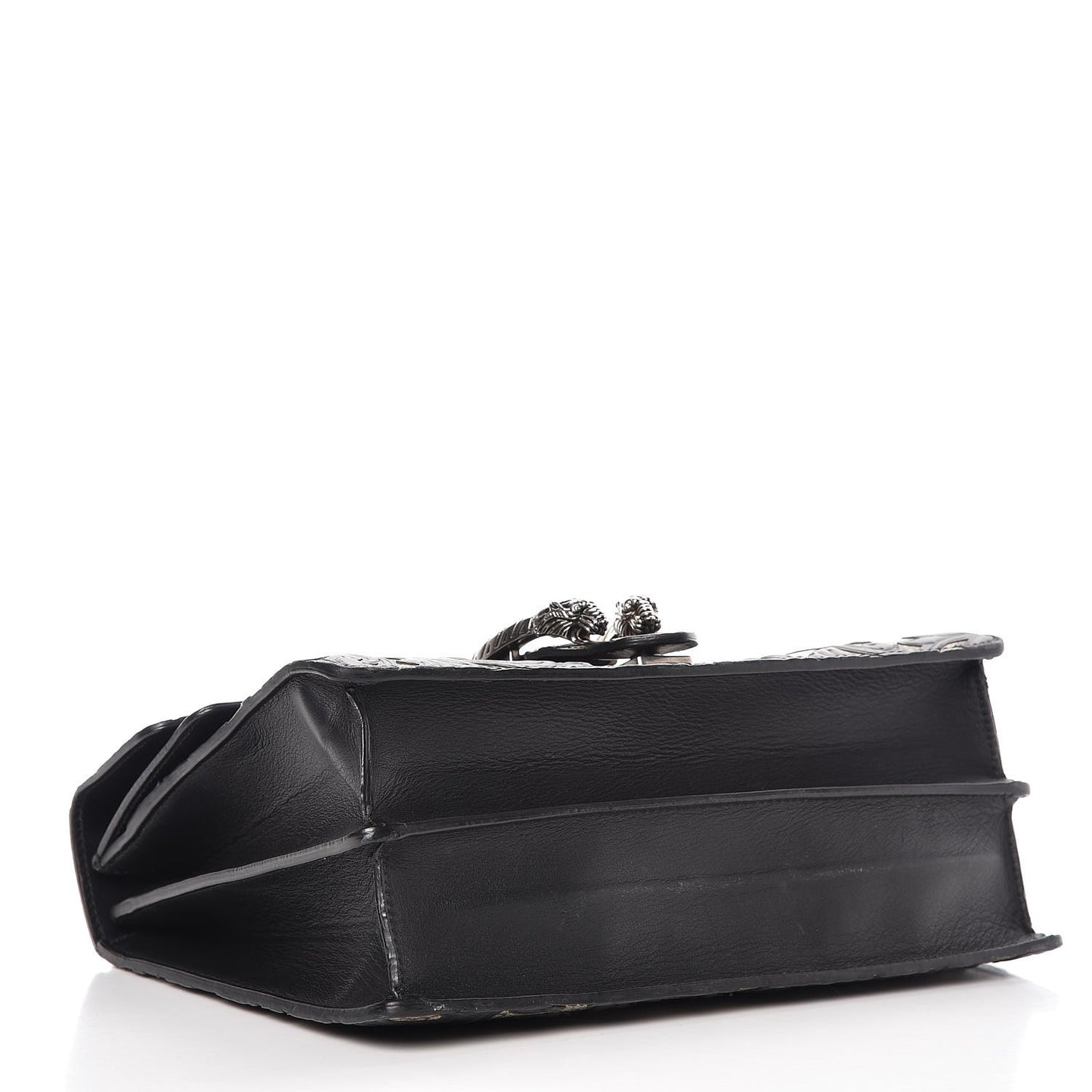 GG Supreme Monogram Arabesque Medium Dionysus Shoulder Bag Black