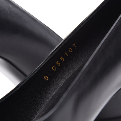 Chanel Lambskin Grosgrain Cap Toe Pumps 38 Black 8 of 10