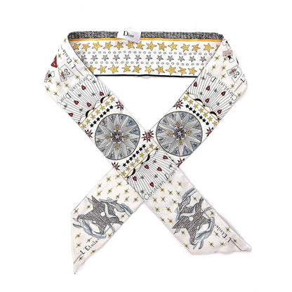 Christian Dior Silk L'Etoile Mitzah Scarf 1 of 2