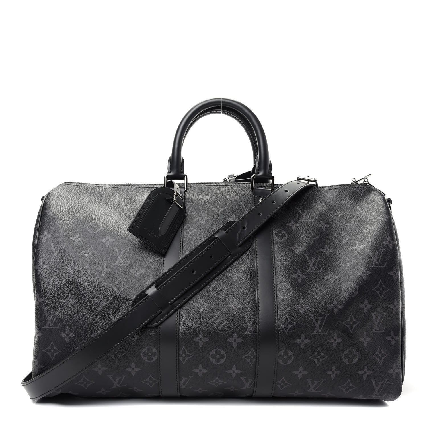Louis Vuitton Monogram Eclipse Keepall Bandouliere 45 1 of 8