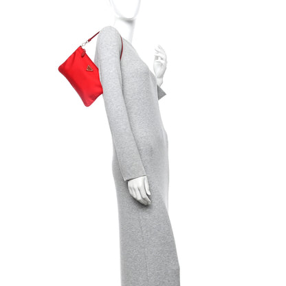 Prada Re-Nylon Vela Saffiano Mini Pochette Bag Rosso 2 of 9