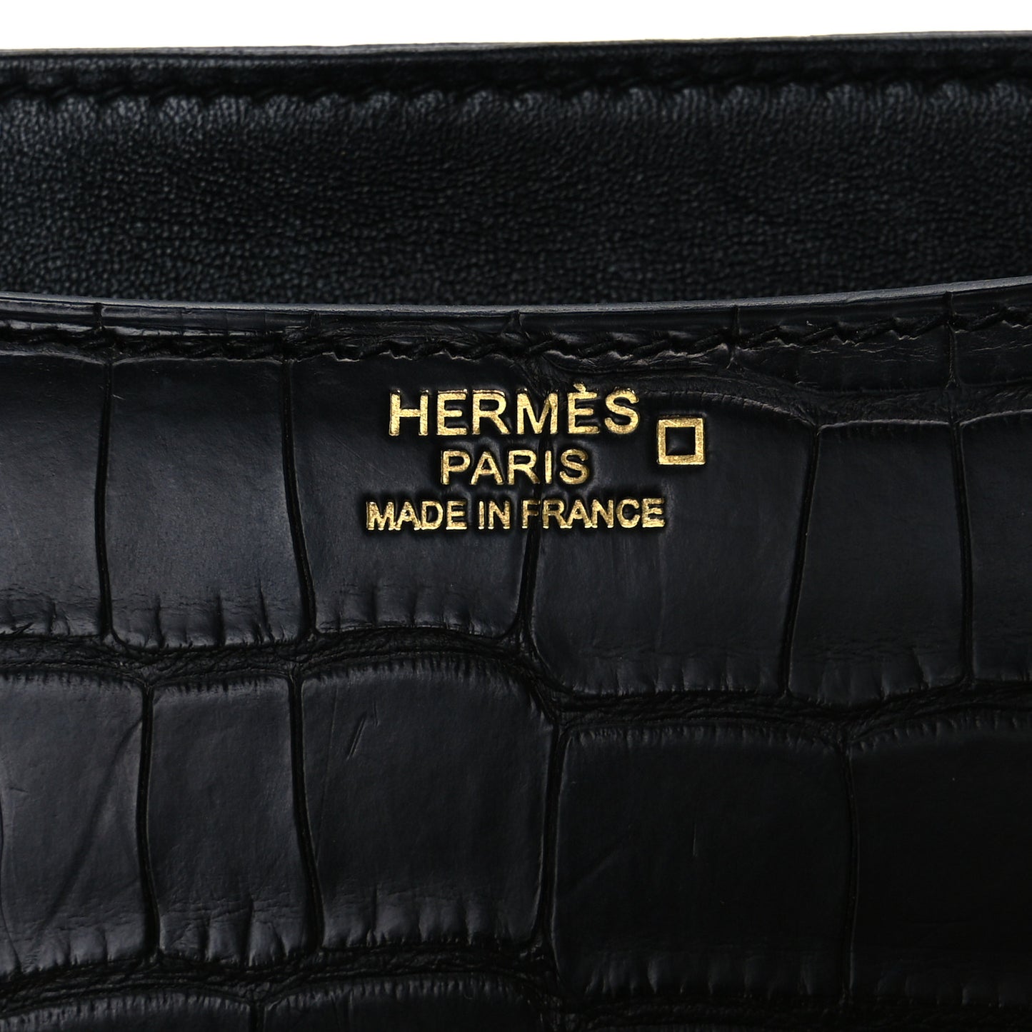Matte Alligator Constance 24 Black