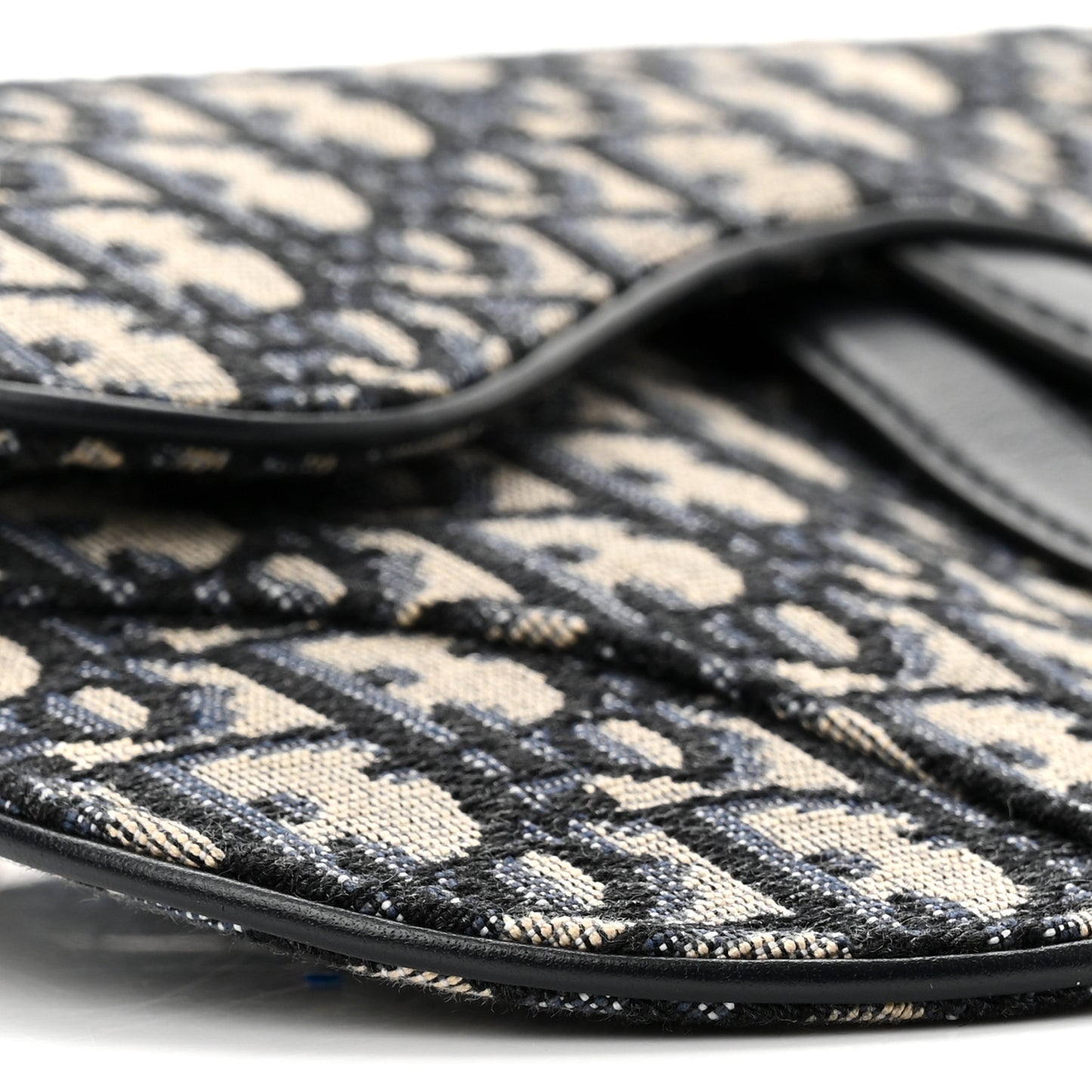 Oblique Saddle Belt Pouch Blue