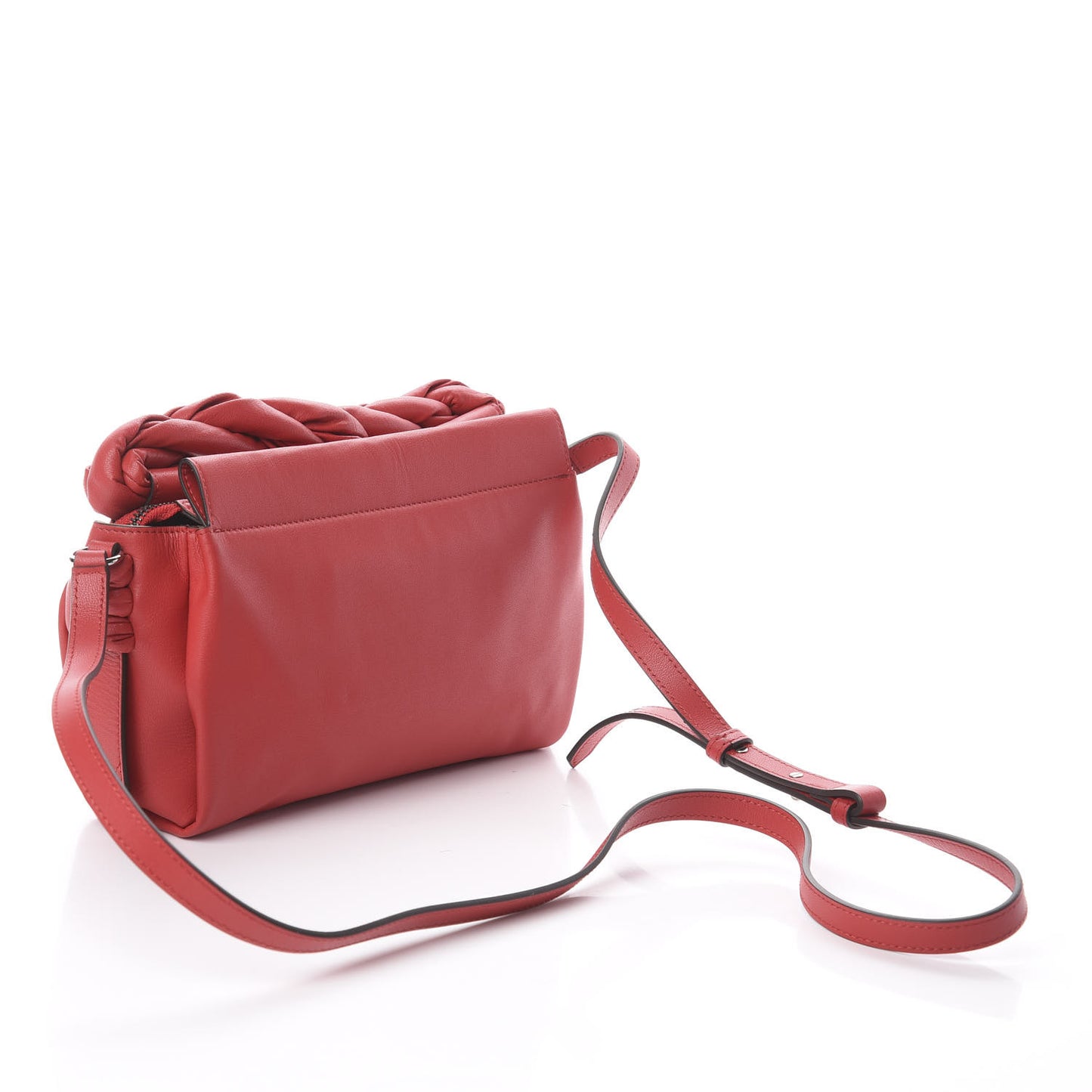 Calfskin Medium ID93 Satchel Light Red