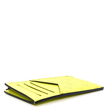 Louis Vuitton Monogram Taiga Coin Card Holder Yellow 4 of 8