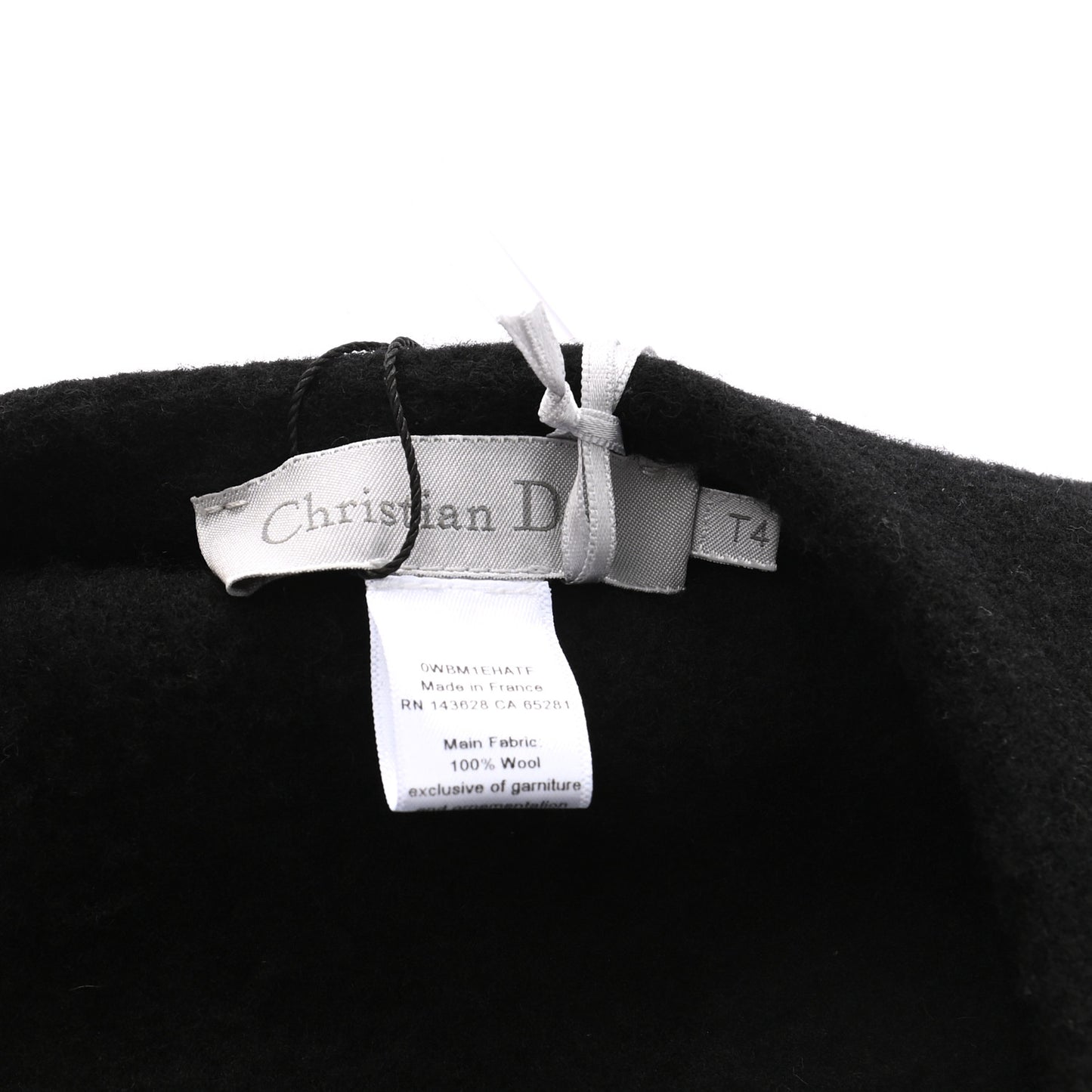 Wool Beret T4 Black