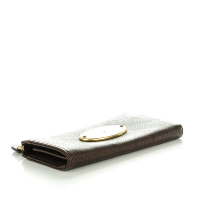 Mulberry Natural Leather Slim Zip Around Wallet Chocolate 4 of 6