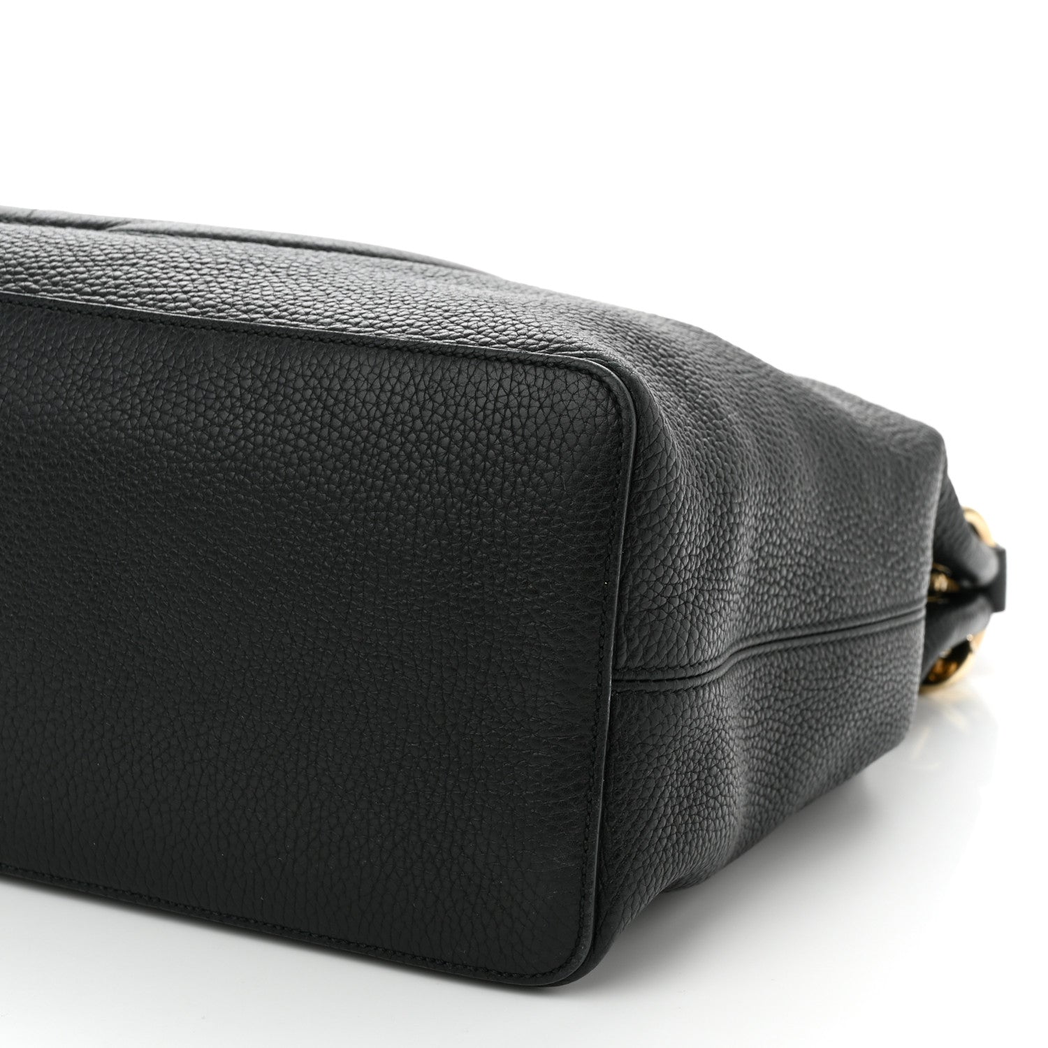 Gucci Pebbled Calfskin Large Soho Hobo Black 12 of 13