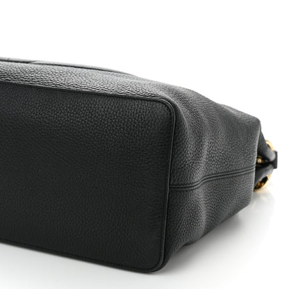 Gucci Pebbled Calfskin Large Soho Hobo Black 12 of 13