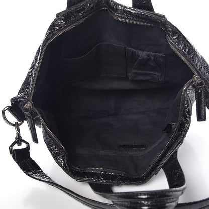 Givenchy Crinkled Patent Calfskin Small Nightingale Black 6 of 13