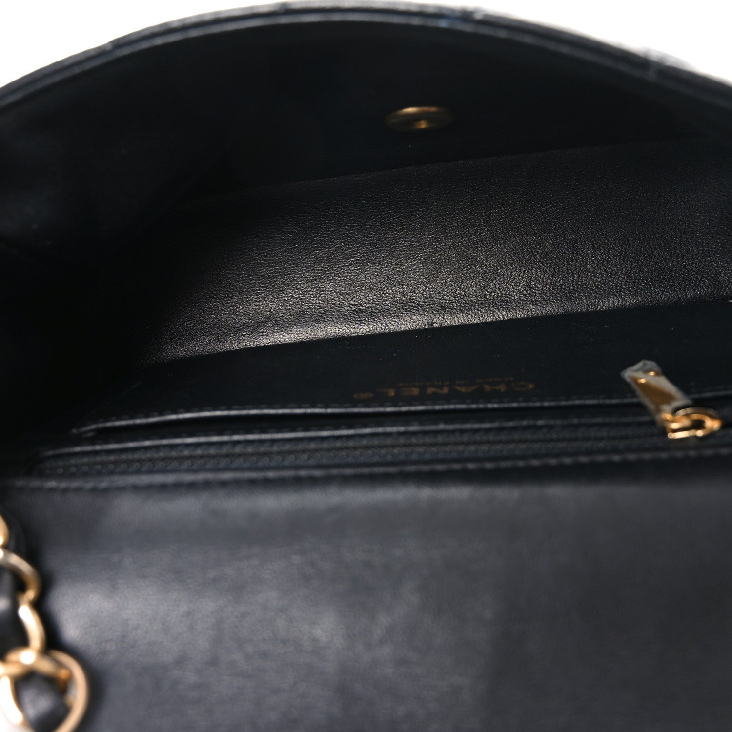 Chanel Lambskin Quilted Mini Rectangular Flap Black 5 of 11