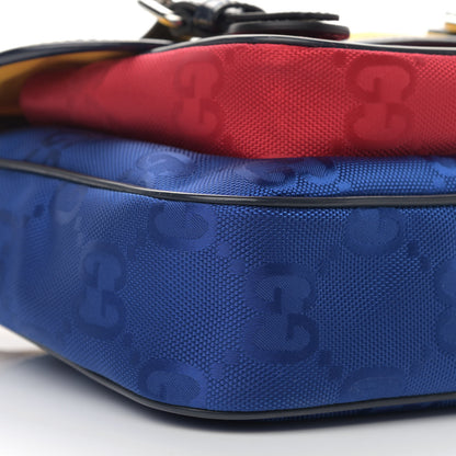 Gucci Monogram GG Childrens Messenger Bag Yellow Blue Red 9 of 11