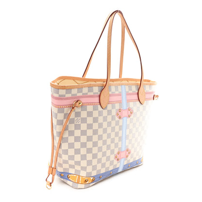 Louis Vuitton Damier Azur Summer Trunks Neo Neverfull MM 4 of 12