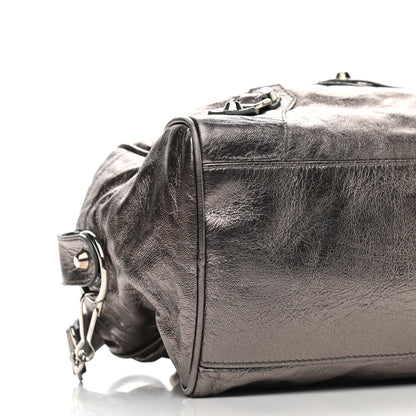 Balenciaga Agneau Classic Hardware Box Bag Metallic 8 of 9