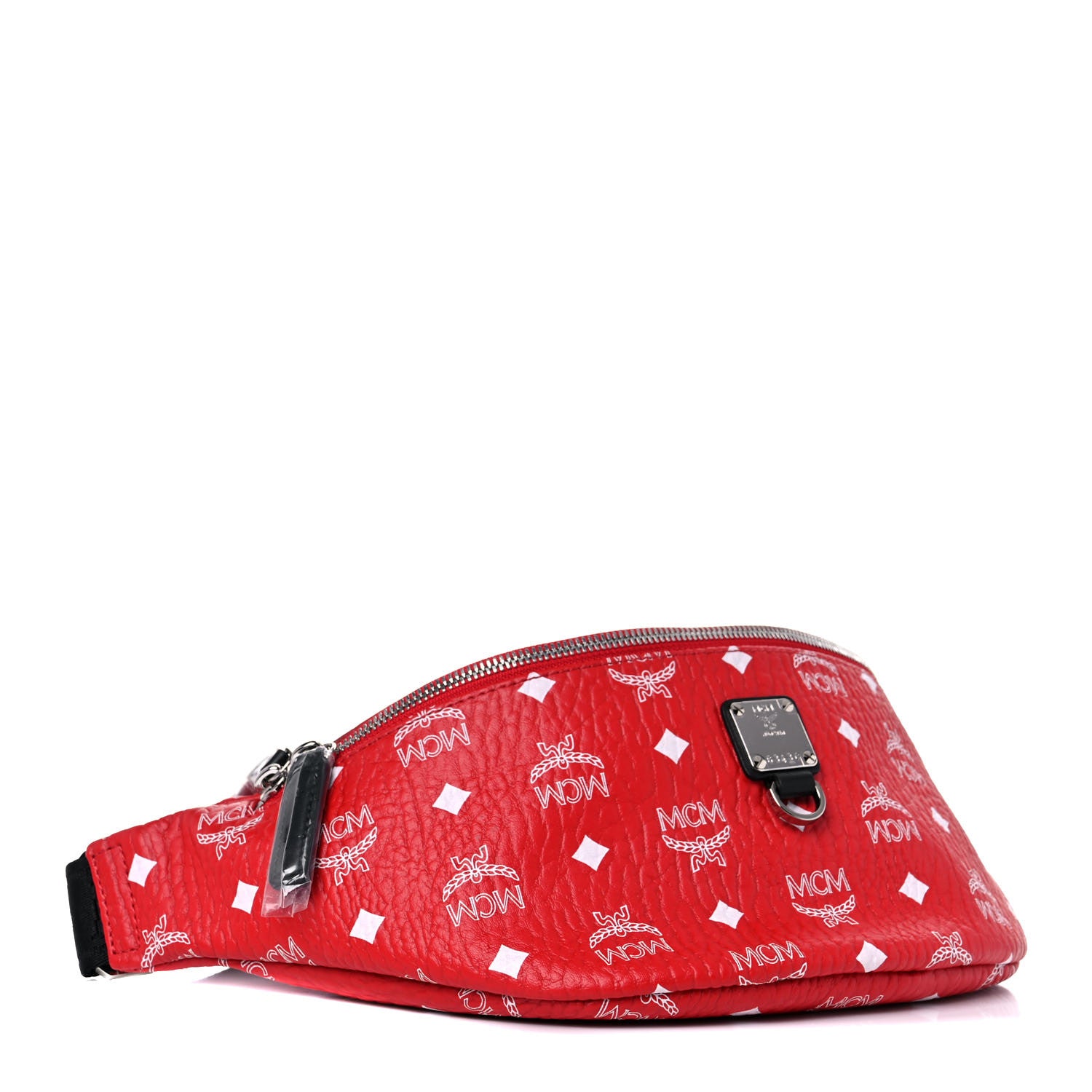 MCM Visetos Large Fursten Belt Bag Red 4 of 10
