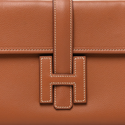 Hermes Evercolor Jige Elan 29 Clutch Gold 5 of 11