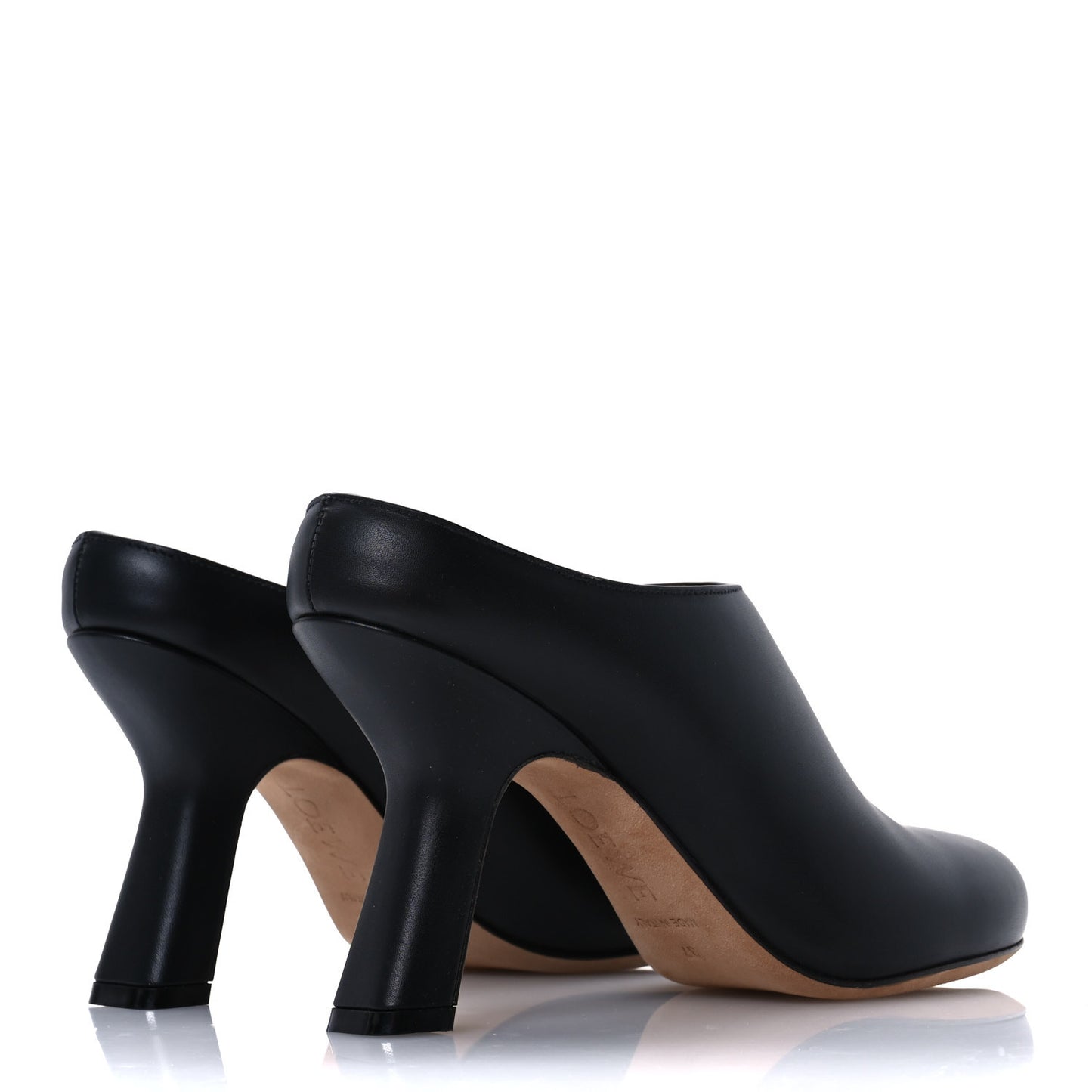 Calfskin 90 Terra Mules 37 Black