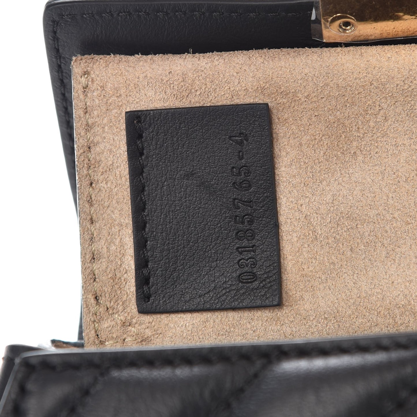Calfskin Quilted Nano Drew Bijou Shoulder Bag Black