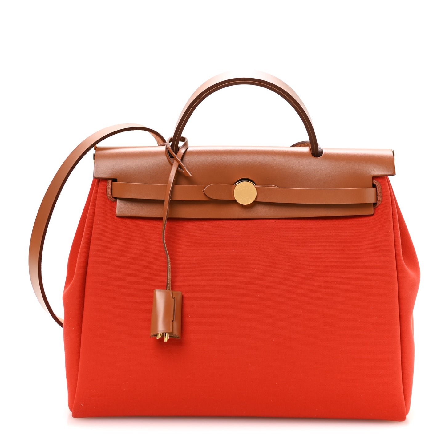 Vache Hunter Toile Herbag Zip Retourne 31 PM Orange Mecano Fauve