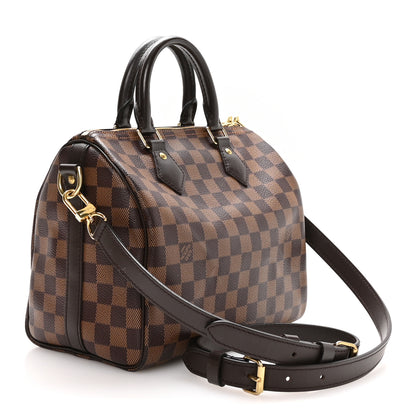 Louis Vuitton Damier Ebene Speedy Bandouliere 25 3 of 10