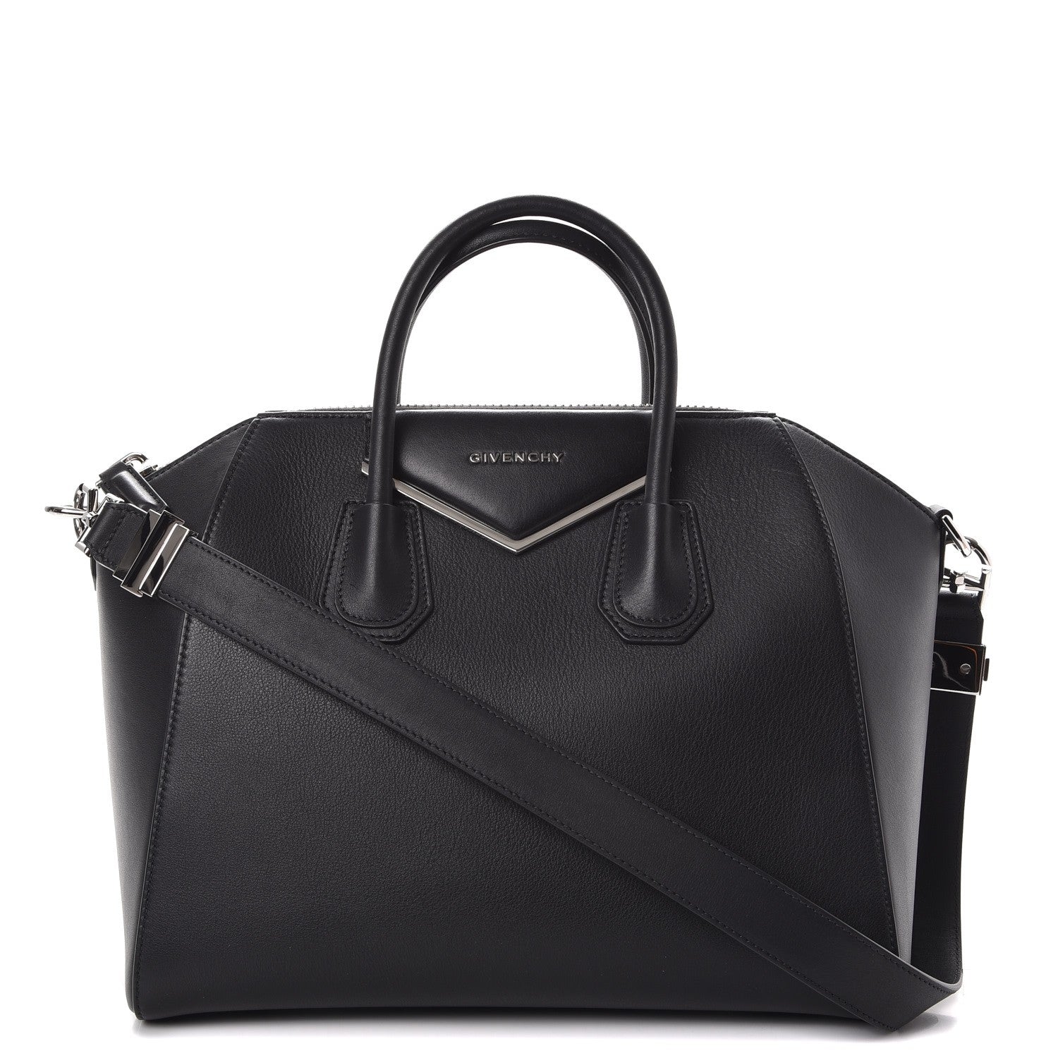 Givenchy Sugar Goatskin Medium Antigona Black 1 of 7