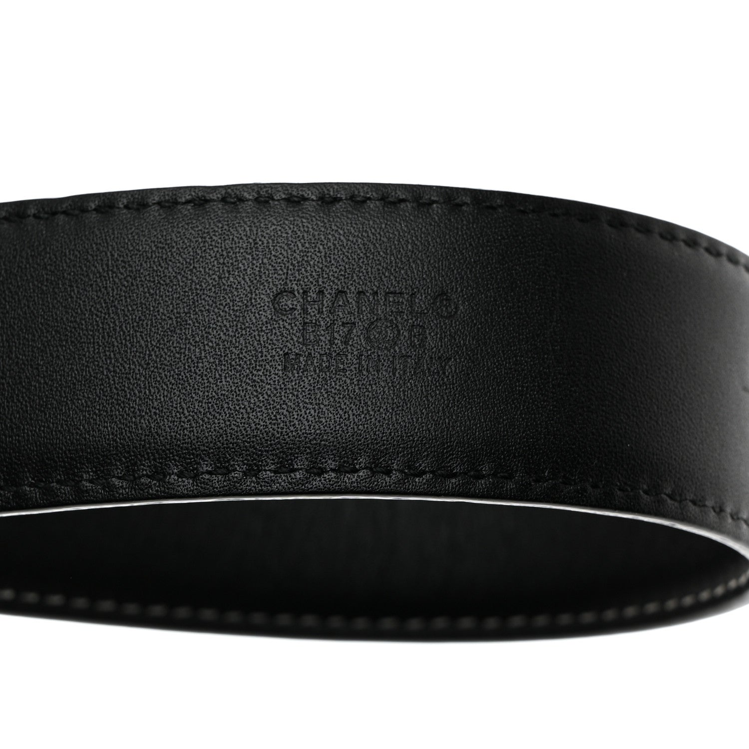 Chanel Calfskin CC Belt 80 32 Black 5 of 5