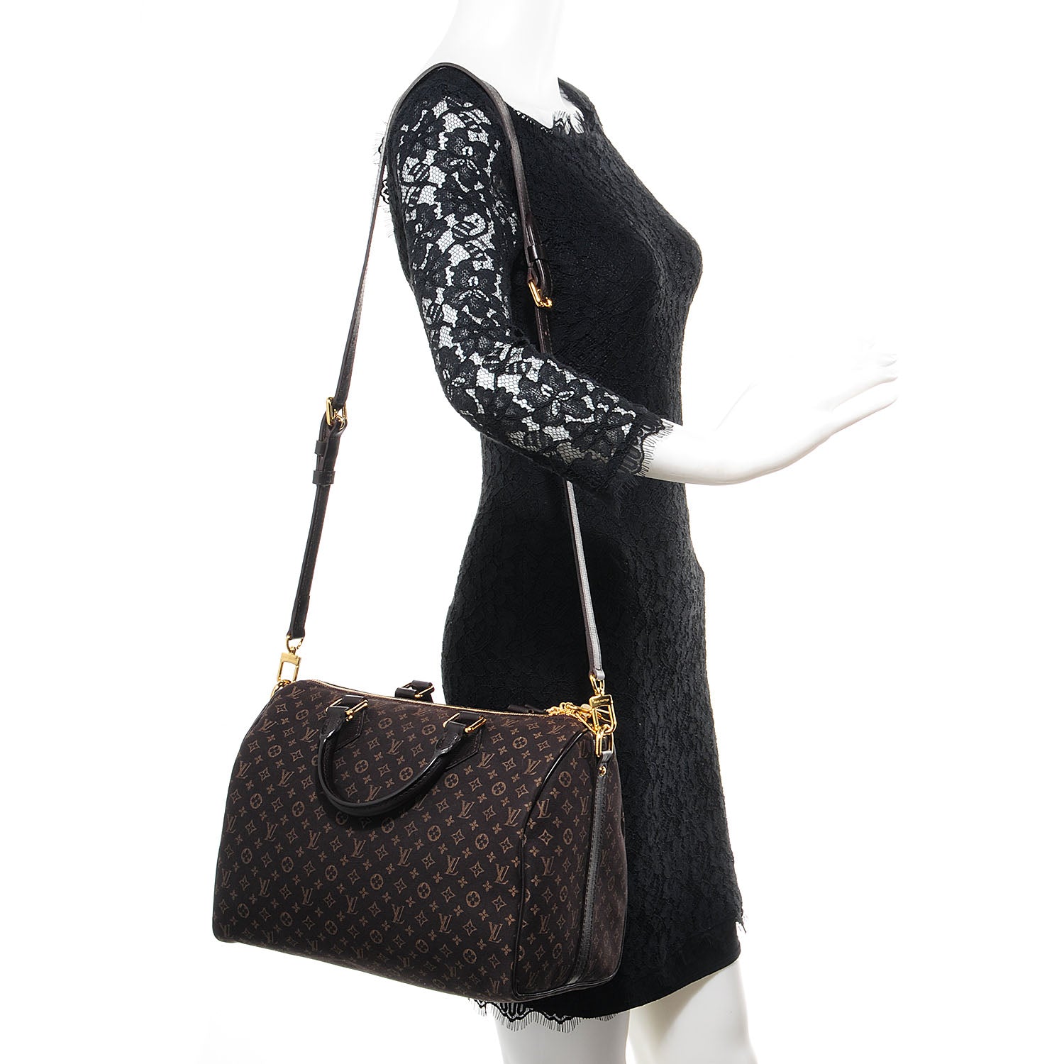 Louis Vuitton Monogram Idylle Speedy Bandouliere 30 Fusain 4 of 7