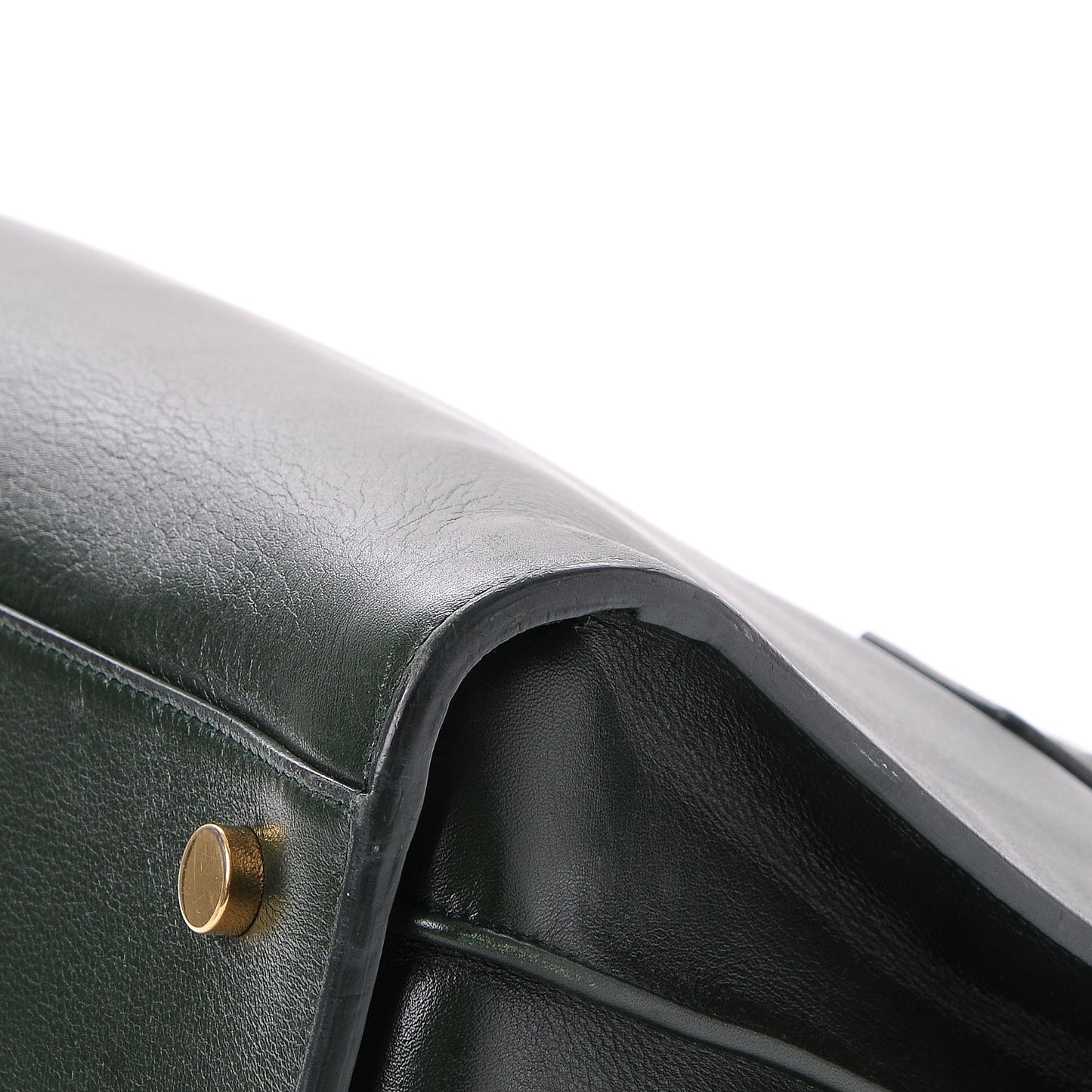 Calfskin Small Sac De Jour Dark Green