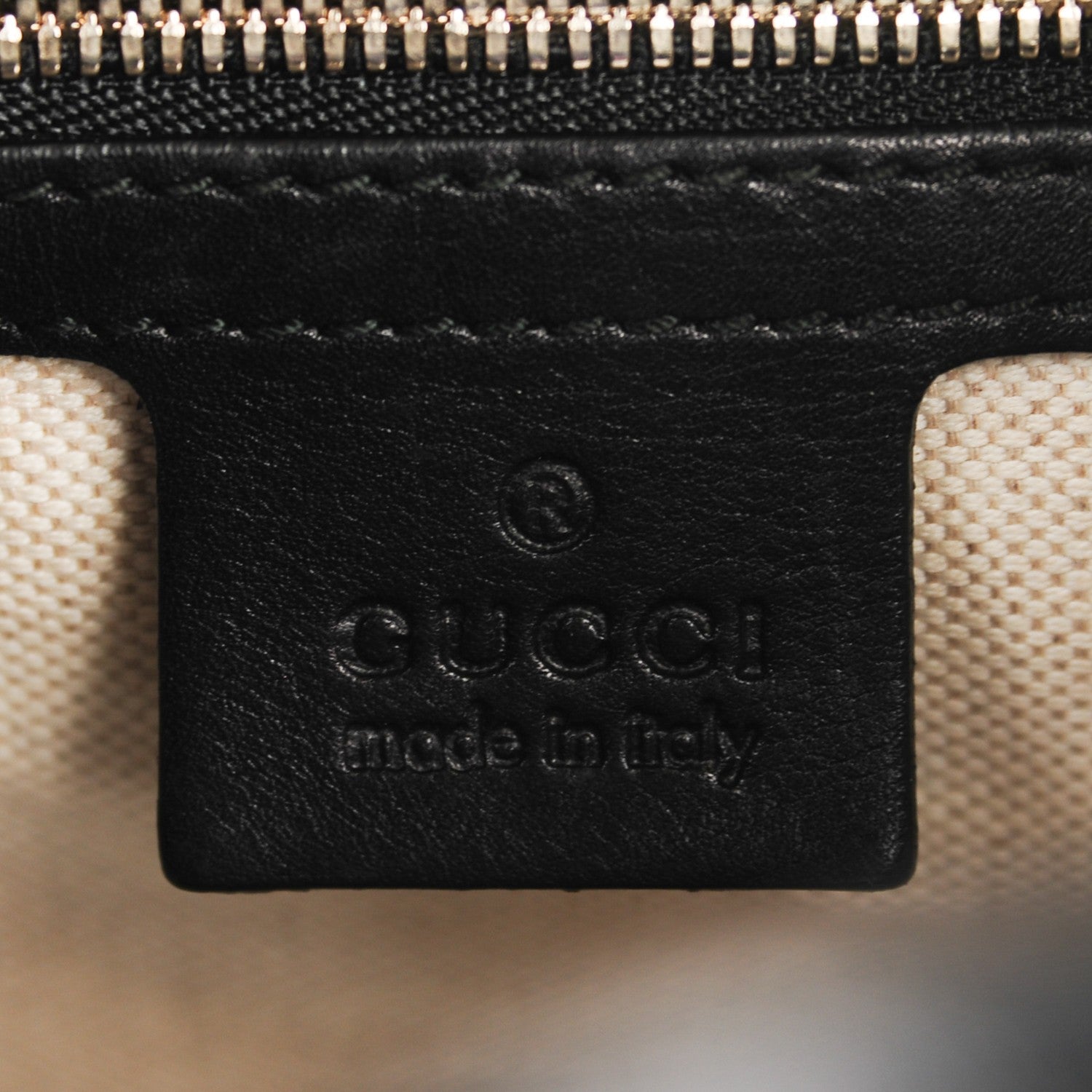 Gucci Calfskin Medium New Jackie Shoulder Bag Black 6 of 7