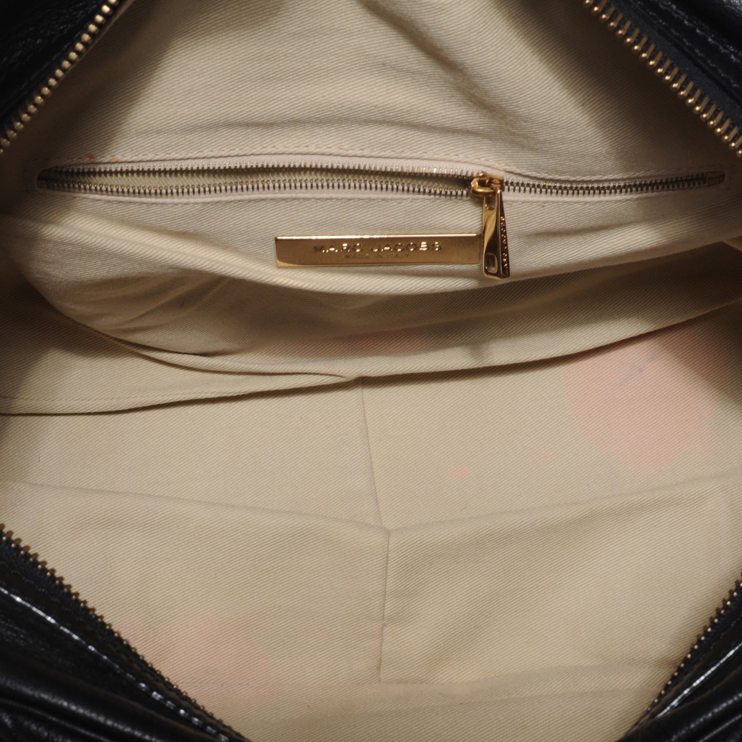 Leather Quilted Ursula Bowler Black