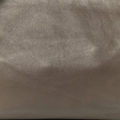 Fendi Goatskin Calf Hair Leopard Print Medium Peekaboo Iconic Satchel Taupe 9 of 13
